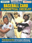 Book cover for Beckett Baseball Card Alphabetical Checklist