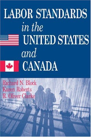 Book cover for Labor Standards in the United States and Canada