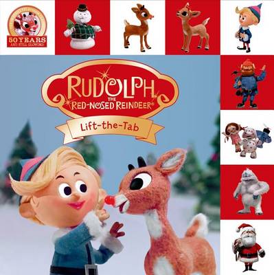 Book cover for Rudolph the Red-Nosed Reindeer Lift-The-Tab