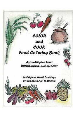 Book cover for COLOR and COOK Food Coloring Book