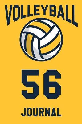 Book cover for Volleyball Journal 56