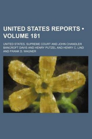 Cover of United States Reports (Volume 181)