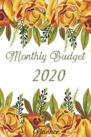 Cover of Monthly Budget Planner 2020