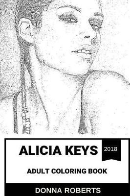 Book cover for Alicia Keys Adult Coloring Book