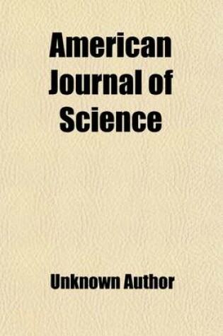 Cover of American Journal of Science Volume 12