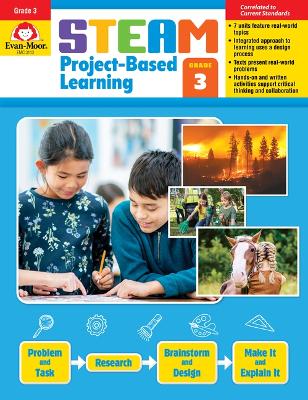 Cover of Steam Project-Based Learning, Grade 3