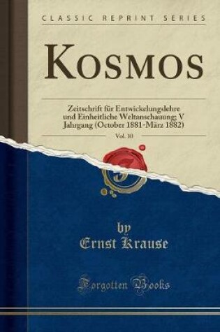 Cover of Kosmos, Vol. 10