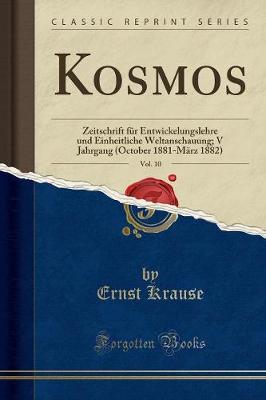 Book cover for Kosmos, Vol. 10