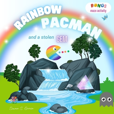 Book cover for Rainbow Pacman and a Stolen Gem