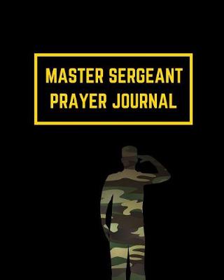 Book cover for Master Sergeant Prayer Journal