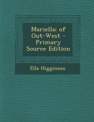 Book cover for Mariella; Of Out-West