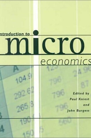 Cover of Introduction to Microeconomics