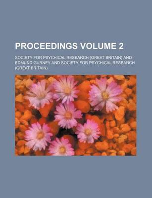 Book cover for Proceedings Volume 2