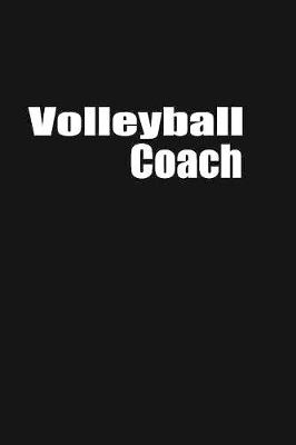 Book cover for volleyball coach