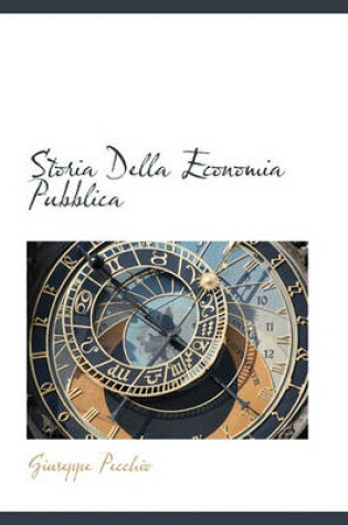 Cover of Storia Della Economia Pubblica