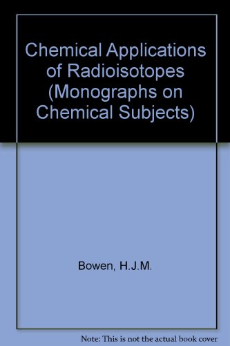 Book cover for Chemical Applications of Radioisotopes