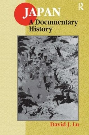 Cover of Japan: A Documentary History