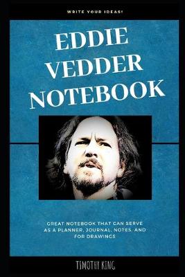 Book cover for Eddie Vedder Notebook