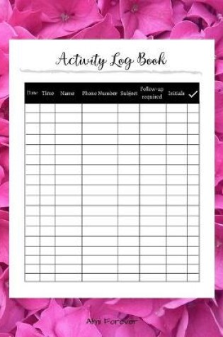 Cover of Activity Log Book 1.2
