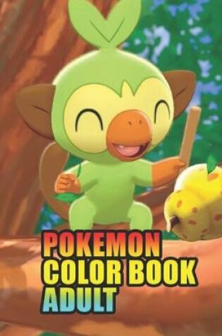 Cover of pokemon color book adult
