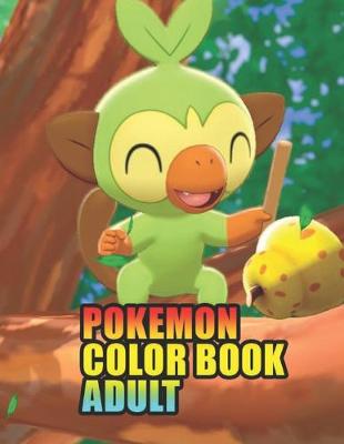 Book cover for pokemon color book adult
