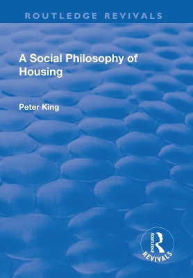 Book cover for A Social Philosophy of Housing