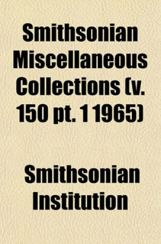 Cover of Smithsonian Miscellaneous Collections Volume 52, PT. 3