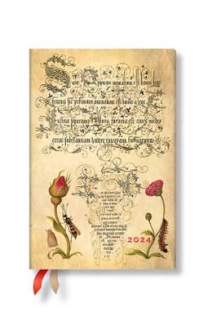 Cover of Flemish Rose (Mira Botanica) Mini 12-month Day-at-a-Time Dayplanner 2024