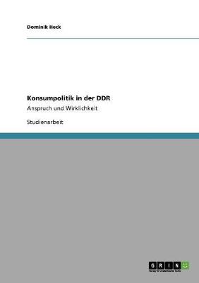 Book cover for Konsumpolitik in der DDR
