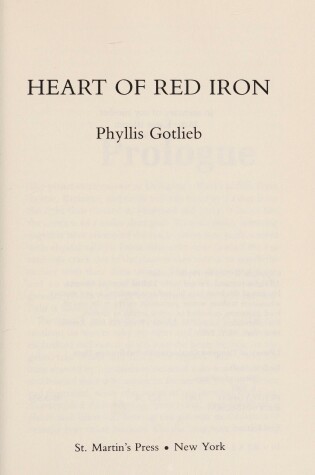 Cover of Heart of Red Iron