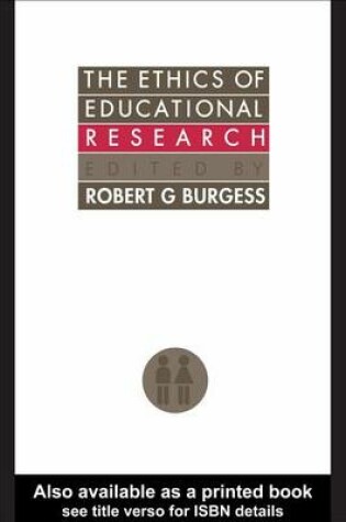 Cover of The Ethics of Educational Research