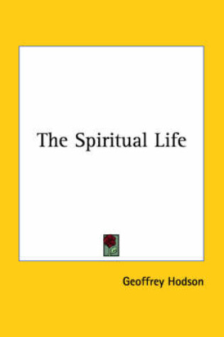 Cover of The Spiritual Life