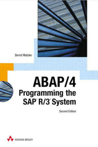 Cover of ABAP/4: Programming the SAP R/3 System