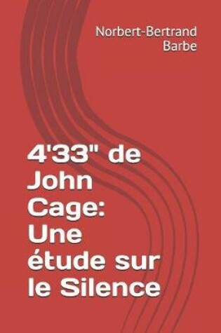 Cover of 4'33" de John Cage
