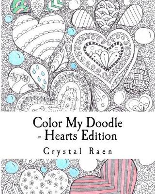 Book cover for Color My Doodle - Hearts Edition