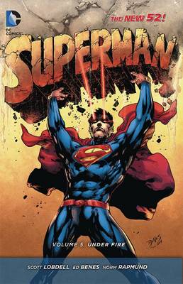Book cover for Superman Vol. 5 Under Fire (The New 52)
