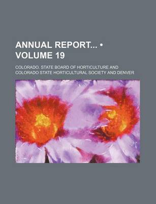 Book cover for Annual Report (Volume 19)