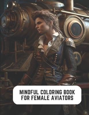 Book cover for Mindful Coloring Book for Female Aviators