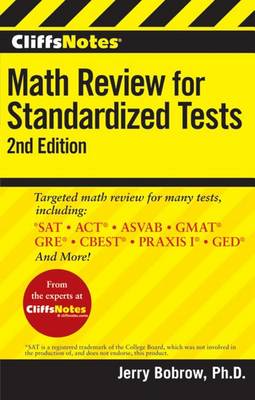 Book cover for Cliffsnotes Math Review for Standardized Tests, 2nd Edition