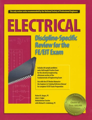 Book cover for Electrical Discipline-Specific Review for the FE/EIT Exam