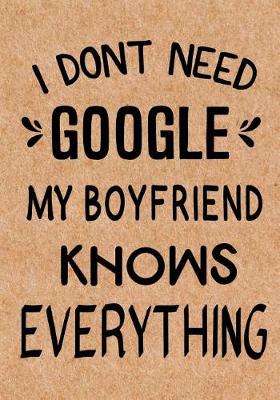 Book cover for I Don't Need Google My Boyfriend Knows Everything