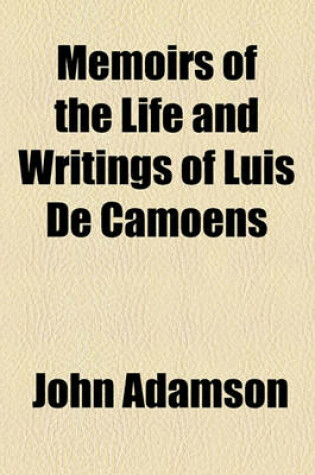 Cover of Memoirs of the Life and Writings of Luis de Camoens