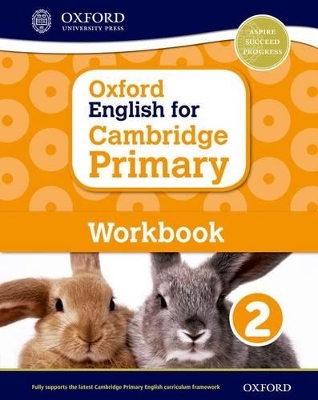 Book cover for Oxford English for Cambridge Primary Workbook 2