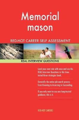 Book cover for Memorial mason RED-HOT Career Guide; 1184 REAL Interview Questions