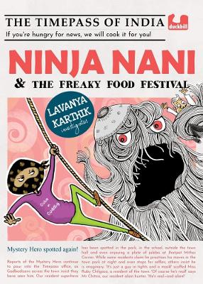 Book cover for Ninja Nani and the Freaky Food Festival