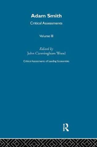 Cover of Adam Smith Crit Assessment V 3