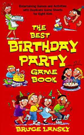 Book cover for The Best Birthday Party Game Book