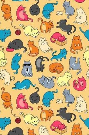Cover of Bullet Journal Notebook for Cat Lovers Fun Cat Pattern 10