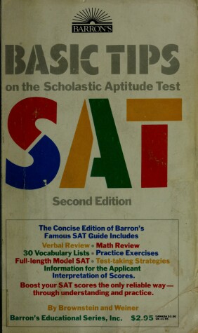 Book cover for Basic Tips on the SAT