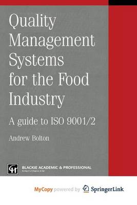 Book cover for Quality Management Systems for the Food Industry
